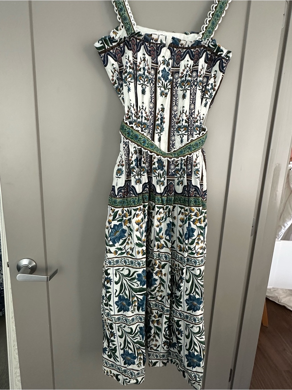 NWT FARM RIO Floral Printed Maxi Sundress Sz. M - Picture 2 of 4